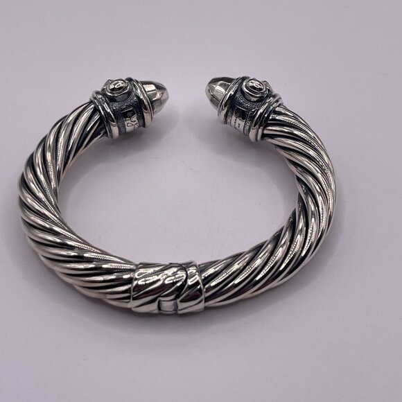 David Yurman Sterling Silver Renaissance Bracelet, 9mm - Picture 3 of 12